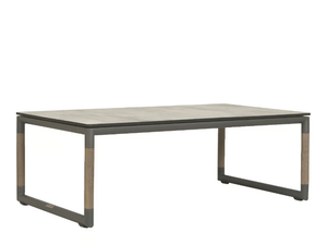 BASTINGAGE - Rectangular aluminium coffee table _ Les Jardins®